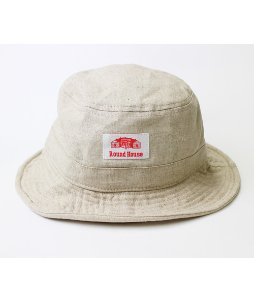 ROUND HOUSE（ラウンドハウス）の「【ROUND HOUSE】コットンLINENバケットハット（ハット・メンズ・ベージュ/ネイビー/ホワイト/ブラック・FREE）」の9枚目の写真