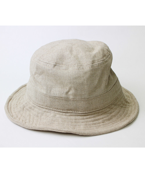 ROUND HOUSE（ラウンドハウス）の「【ROUND HOUSE】コットンLINENバケットハット（ハット・メンズ・ベージュ/ネイビー/ホワイト/ブラック・FREE）」の10枚目の写真