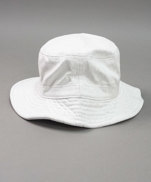 ROUND HOUSE（ラウンドハウス）の「【ROUND HOUSE】コットンLINENバケットハット（ハット・メンズ・ベージュ/ネイビー/ホワイト/ブラック・FREE）」の8枚目の写真