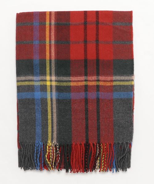 KOBE LETTUCE（コウベレタス）の「大判チェック柄ストール＊レディース/ショール/マフラー[J624]神戸レタス（ストール/ショール・レディース・ホワイト系その他/グレー系その他/ベージュ系その他/ブルー系その他/グレー系その他2/ホワイト系その他2・FREE）」の7枚目の写真