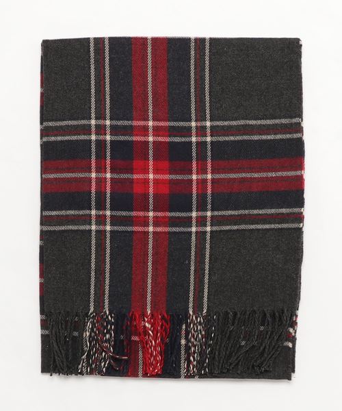 KOBE LETTUCE（コウベレタス）の「大判チェック柄ストール＊レディース/ショール/マフラー[J624]神戸レタス（ストール/ショール・レディース・ホワイト系その他/グレー系その他/ベージュ系その他/ブルー系その他/グレー系その他2/ホワイト系その他2・FREE）」の11枚目の写真