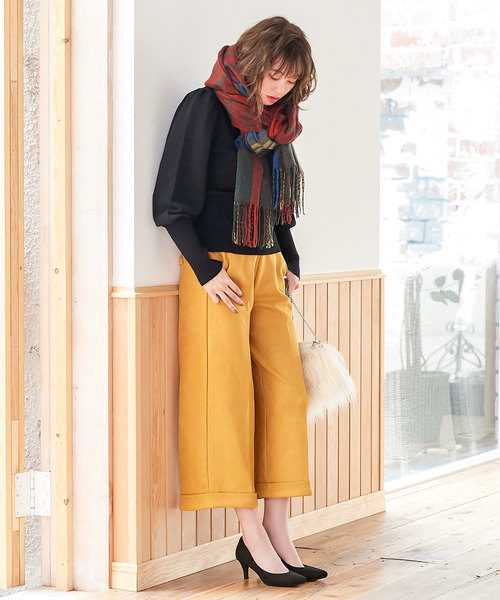 KOBE LETTUCE（コウベレタス）の「大判チェック柄ストール＊レディース/ショール/マフラー[J624]神戸レタス（ストール/ショール・レディース・ホワイト系その他/グレー系その他/ベージュ系その他/ブルー系その他/グレー系その他2/ホワイト系その他2・FREE）」の14枚目の写真