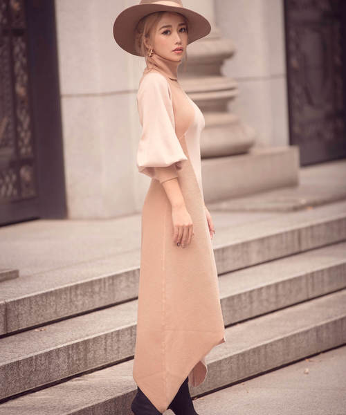 EIMY ISTOIRE（エイミーイストワール）の「アシンメトリーニット