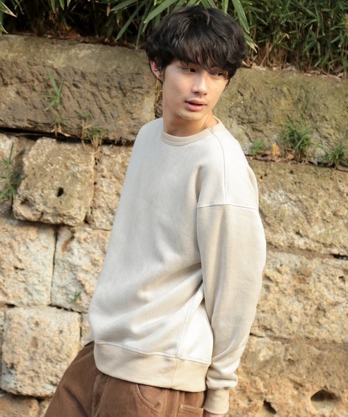 niko and...（ニコアンド）の「リバーシブルプルオーバー2（Tシャツ/カットソー・メンズ・ベージュ/ネイビー/ブラウン/オレンジ・MEDIUM/LARGE）」の3枚目の写真