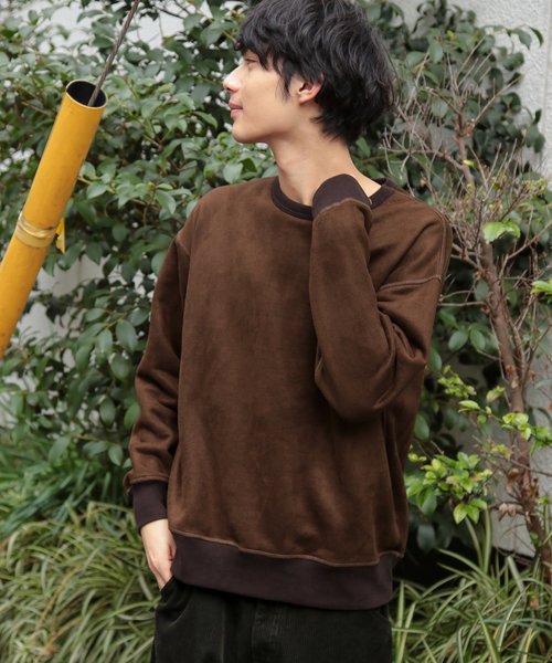 niko and...（ニコアンド）の「リバーシブルプルオーバー2（Tシャツ/カットソー・メンズ・ベージュ/ネイビー/ブラウン/オレンジ・MEDIUM/LARGE）」の2枚目の写真