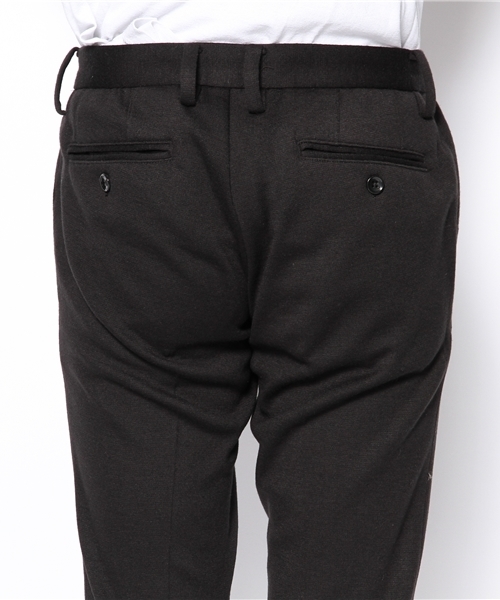 NANO universe（ナノユニバース）の「ミラノリブニットパンツ（スラックス・メンズ・グレー/ネイビー/ブラック・SMALL/MEDIUM/LARGE/X-LARGE）」の7枚目の写真