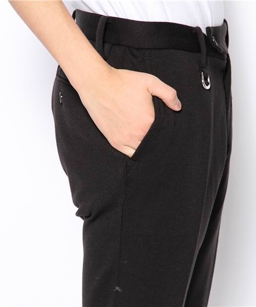 NANO universe（ナノユニバース）の「ミラノリブニットパンツ（スラックス・メンズ・グレー/ネイビー/ブラック・SMALL/MEDIUM/LARGE/X-LARGE）」の8枚目の写真