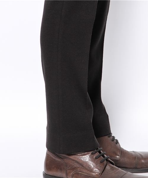 NANO universe（ナノユニバース）の「ミラノリブニットパンツ（スラックス・メンズ・グレー/ネイビー/ブラック・SMALL/MEDIUM/LARGE/X-LARGE）」の9枚目の写真