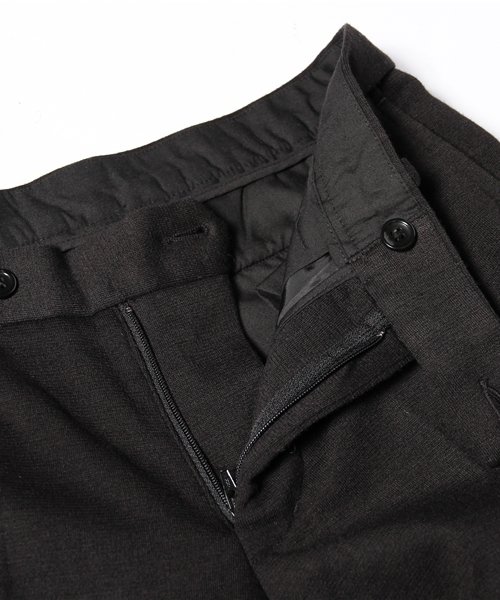 NANO universe（ナノユニバース）の「ミラノリブニットパンツ（スラックス・メンズ・グレー/ネイビー/ブラック・SMALL/MEDIUM/LARGE/X-LARGE）」の10枚目の写真