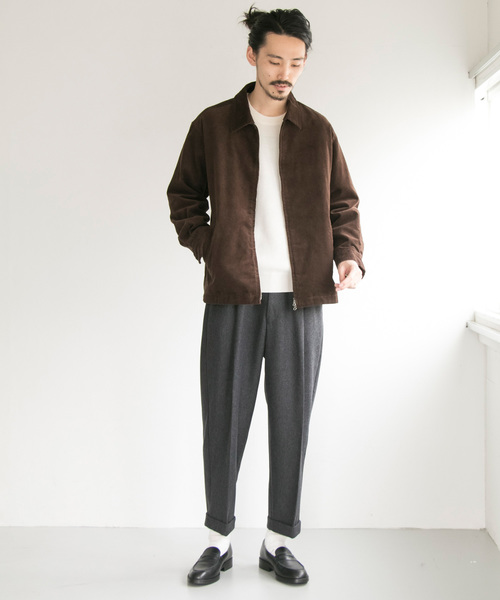 CEASTERS（ケステル）の「CEASTERS×URBAN RESEARCH　別注1TUCK TROUSER（その他パンツ・メンズ・チャコールグレー/ブラック/その他1/チェック・44/46/48）」の5枚目の写真