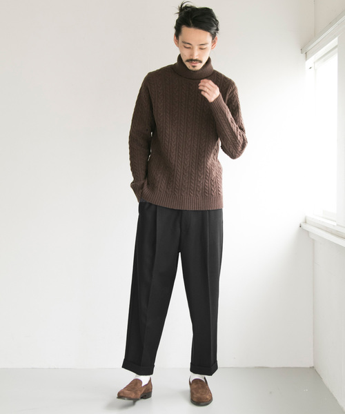 CEASTERS（ケステル）の「CEASTERS×URBAN RESEARCH　別注1TUCK TROUSER（その他パンツ・メンズ・チャコールグレー/ブラック/その他1/チェック・44/46/48）」の7枚目の写真