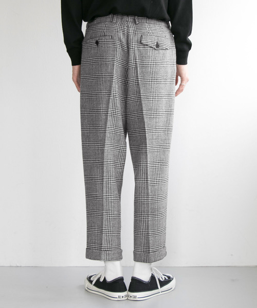 CEASTERS（ケステル）の「CEASTERS×URBAN RESEARCH　別注1TUCK TROUSER（その他パンツ・メンズ・チャコールグレー/ブラック/その他1/チェック・44/46/48）」の11枚目の写真