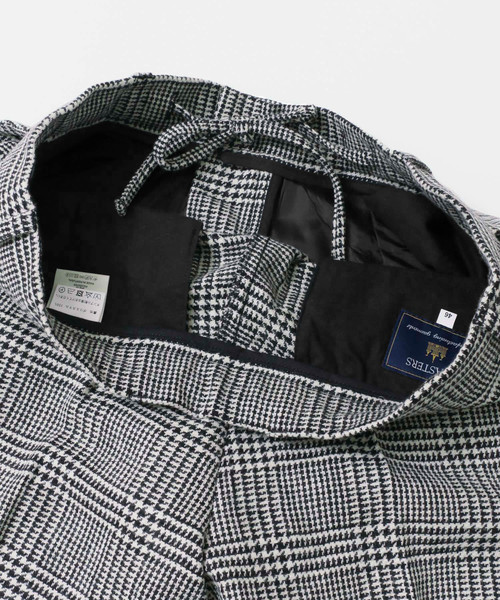 CEASTERS（ケステル）の「CEASTERS×URBAN RESEARCH　別注1TUCK TROUSER（その他パンツ・メンズ・チャコールグレー/ブラック/その他1/チェック・44/46/48）」の17枚目の写真