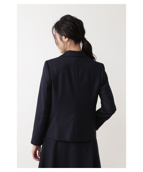 NATURAL BEAUTY BASIC（ナチュラルビューティーベーシック）の「〈ウォッシャブル〉TR SORONAオックス テーラードジャケット（テーラードジャケット・レディース・ベージュ/ネイビー・LARGE/MEDIUM/SMALL）」の9枚目の写真