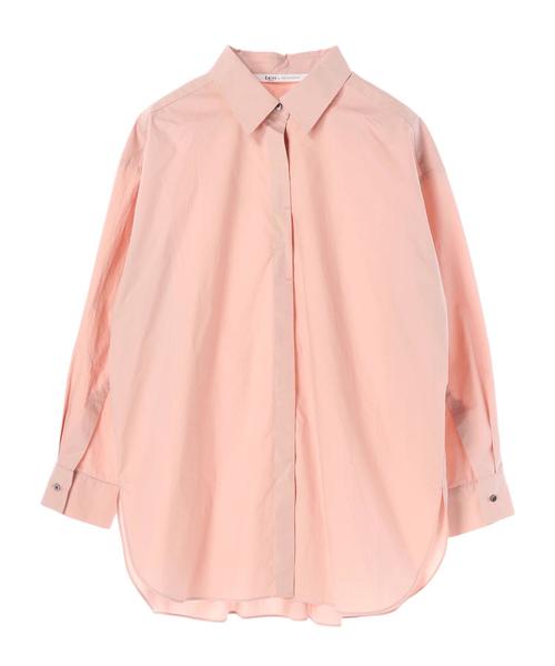 Editt by YECCA VECCA（エディットバイイェッカヴェッカ）の「P.バックシャーリングシャツ（シャツ/ブラウス・レディース・オフホワイト/カーキ/ピンク・FREE）」の4枚目の写真