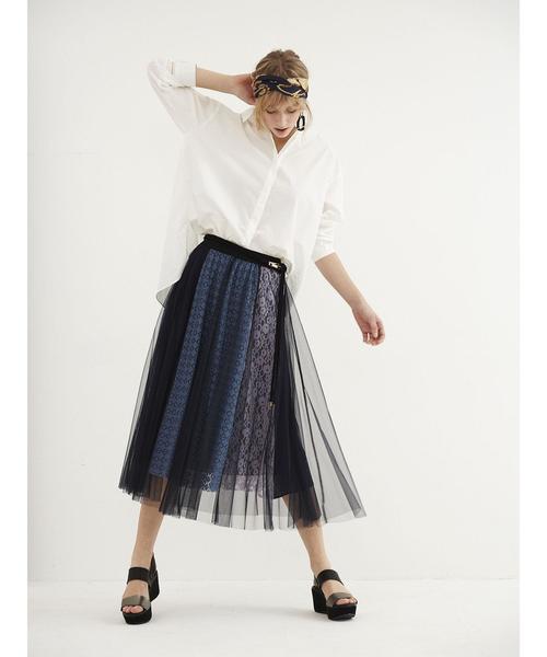 Editt by YECCA VECCA（エディットバイイェッカヴェッカ）の「P.バックシャーリングシャツ（シャツ/ブラウス・レディース・オフホワイト/カーキ/ピンク・FREE）」の13枚目の写真