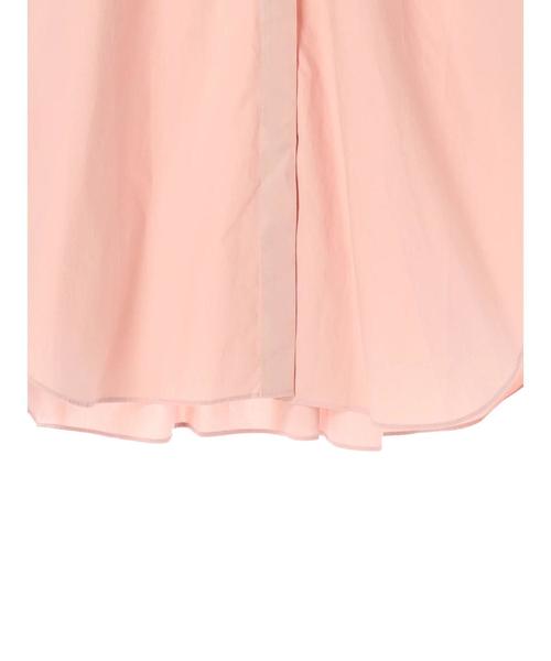 Editt by YECCA VECCA（エディットバイイェッカヴェッカ）の「P.バックシャーリングシャツ（シャツ/ブラウス・レディース・オフホワイト/カーキ/ピンク・FREE）」の12枚目の写真