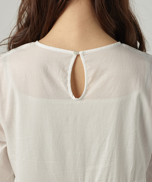 ZOZO（ゾゾ）の「【身長別に選べる】ティアードワンピース/ホワイト[WOMEN]（ワンピース・レディース・ホワイト・マルチサイズ）」の3枚目の写真