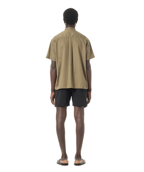 Sandinista(サンディニスタ)の「Military Sateen Band Collar S/S Shirt / バンドカラーミリタリーサテン半袖シャツ(シャツ/ブラウス・メンズ・ネイビー/オリーブ/ブラック・LARGE/SMALL/MEDIUM)」の12枚目の写真