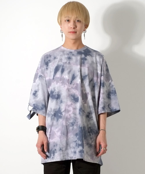 GOSTAR DE FUGA（ゴスタール ジフーガ）の「裾ダメージデザインタイダイ染め半袖Tシャツ/カットソー（Tシャツ/カットソー・メンズ・ブラック/イエロー/レッド・FREE）」の22枚目の写真