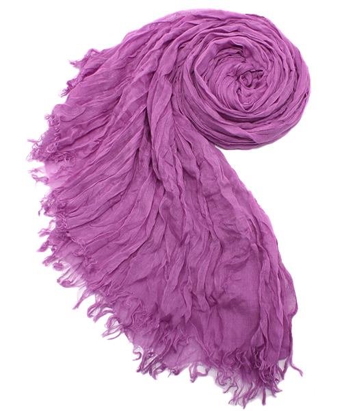 CIAOPANIC（チャオパニック）の「【Ciaopanic】　MOCストール（ストール/ショール・レディース・グリーン/ブルー/ベージュ/プラム/イエロー/グレー・FREE）」の5枚目の写真