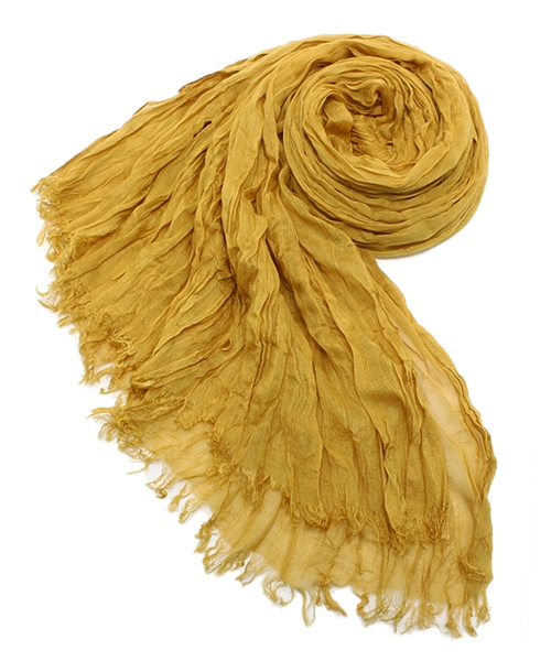 CIAOPANIC（チャオパニック）の「【Ciaopanic】　MOCストール（ストール/ショール・レディース・グリーン/ブルー/ベージュ/プラム/イエロー/グレー・FREE）」の6枚目の写真