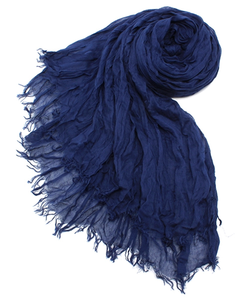 CIAOPANIC（チャオパニック）の「【Ciaopanic】　MOCストール（ストール/ショール・レディース・グリーン/ブルー/ベージュ/プラム/イエロー/グレー・FREE）」の4枚目の写真