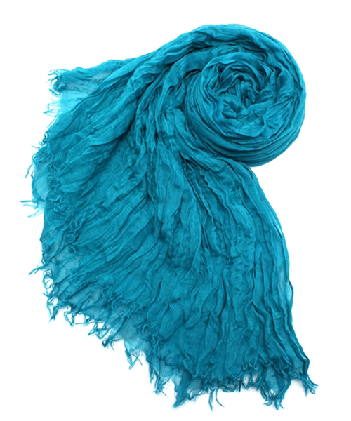 CIAOPANIC（チャオパニック）の「【Ciaopanic】　MOCストール（ストール/ショール・レディース・グリーン/ブルー/ベージュ/プラム/イエロー/グレー・FREE）」の3枚目の写真