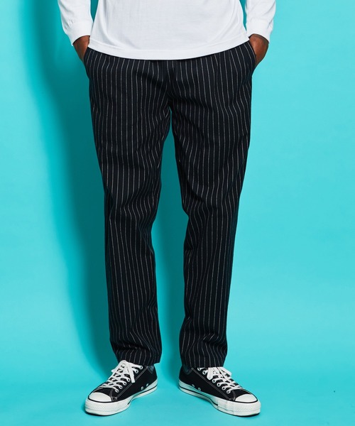 ROTAR（ローター）の「Pinst Hickory work easy pants ピンストライプ ヒッコリーイージーパンツ（チノパンツ