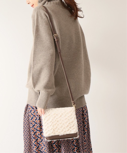Spick & Span(スピックアンドスパン)の「【PAOLA NUTTI】 エコファースリーコンパートメントバッグ◆(ショルダーバッグ)」|ベージュ