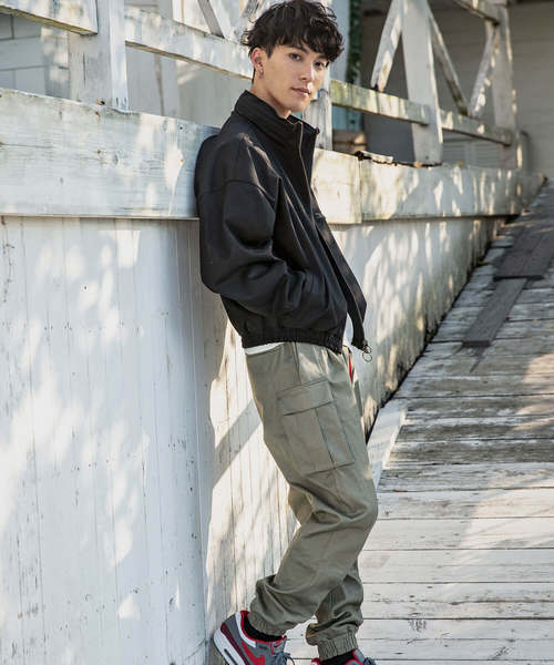 NUMBER (N)INE DENIM(ナンバーナインデニム)の「直営店・WEB限定 NUMBER (N)INE DENIM(ナンバーナインデニム)ドロップスタンドカラージャケット(ブルゾン・メンズ・カーキ/ブラック・SMALL/MEDIUM/LARGE)」の3枚目の写真