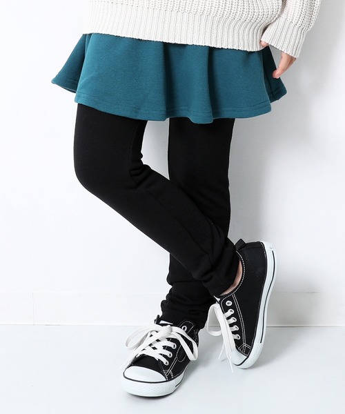 devirock(デビロック)の「裏シャギースカッツ(スカート・キッズ・ブラック/ヘザーチャコール/ネイビー/グリーン系その他/カーキ/ラベンダー/ワイン/レッド系その他/ピンク系その他/スモークピンク/モカ/キャメル/マスタード・80cm/90cm/95cm/150cm/140cm/100cm/130cm/110cm/120cm/160cm)」の6枚目の写真