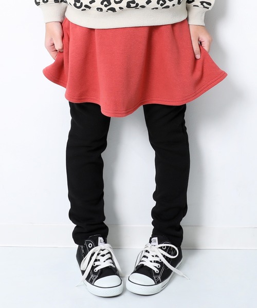 devirock(デビロック)の「裏シャギースカッツ(スカート・キッズ・ブラック/ヘザーチャコール/ネイビー/グリーン系その他/カーキ/ラベンダー/ワイン/レッド系その他/ピンク系その他/スモークピンク/モカ/キャメル/マスタード・80cm/90cm/95cm/150cm/140cm/100cm/130cm/110cm/120cm/160cm)」の12枚目の写真