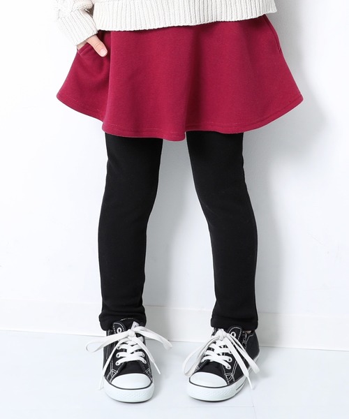 devirock(デビロック)の「裏シャギースカッツ(スカート・キッズ・ブラック/ヘザーチャコール/ネイビー/グリーン系その他/カーキ/ラベンダー/ワイン/レッド系その他/ピンク系その他/スモークピンク/モカ/キャメル/マスタード・80cm/90cm/95cm/150cm/140cm/100cm/130cm/110cm/120cm/160cm)」の13枚目の写真