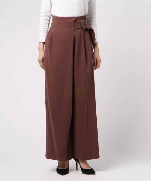 archives(アルシーヴ)の「オーバーラップワイドパンツ(その他パンツ・レディース・グレー/モカ/カーキ・MEDIUM)」の7枚目の写真