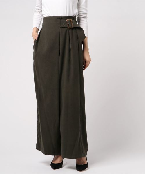 archives(アルシーヴ)の「オーバーラップワイドパンツ(その他パンツ・レディース・グレー/モカ/カーキ・MEDIUM)」の8枚目の写真