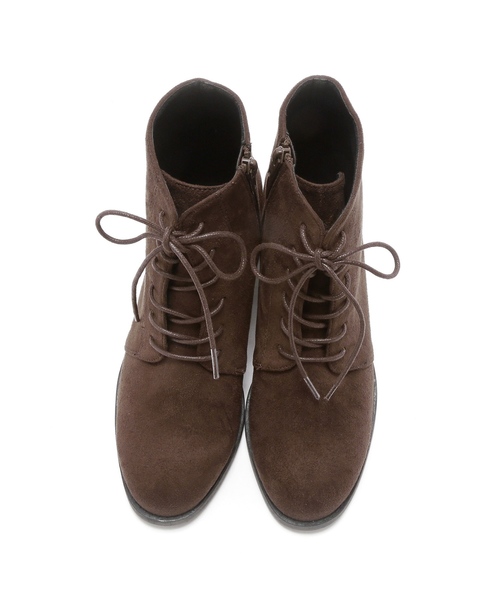 VIVIAN(ヴィヴィアン)の「軽量ソール&ローヒールレースアップショートブーツ(ブーツ・レディース・マルーン/ブラック系その他2/ブルー系その他6/グレー系その他3/ブラウン系その他6/ブラウン系その他5/ブラック系その他3・S/M/L/LL)」の8枚目の写真