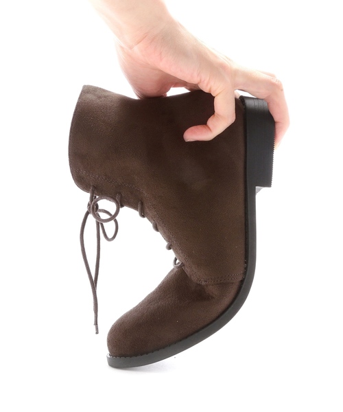 VIVIAN(ヴィヴィアン)の「軽量ソール&ローヒールレースアップショートブーツ(ブーツ・レディース・マルーン/ブラック系その他2/ブルー系その他6/グレー系その他3/ブラウン系その他6/ブラウン系その他5/ブラック系その他3・S/M/L/LL)」の16枚目の写真