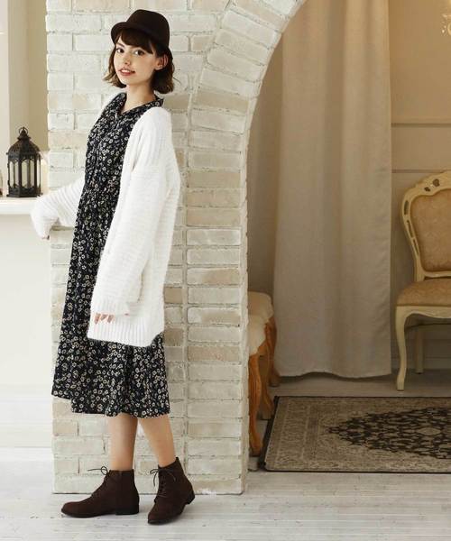 VIVIAN(ヴィヴィアン)の「軽量ソール&ローヒールレースアップショートブーツ(ブーツ・レディース・マルーン/ブラック系その他2/ブルー系その他6/グレー系その他3/ブラウン系その他6/ブラウン系その他5/ブラック系その他3・S/M/L/LL)」の13枚目の写真