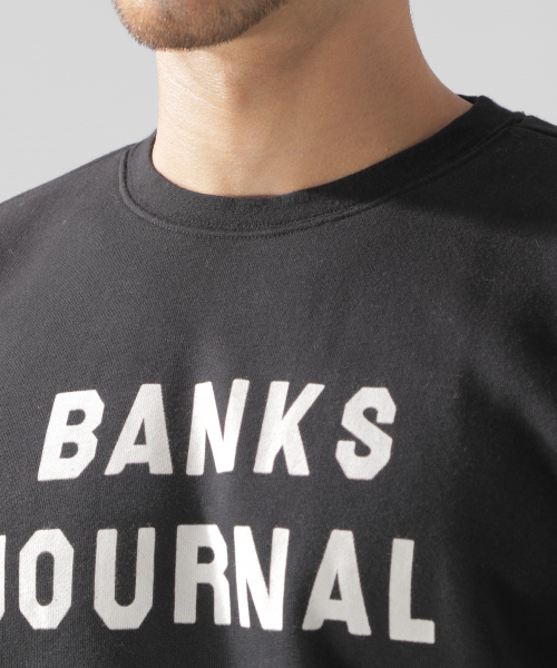 BANKS（バンクス）の「【BANKS(バンクス)】HMPR　クルーネックプルオーバー（スウェット・メンズ・グレー/ブラック・LARGE/MEDIUM）」の9枚目の写真