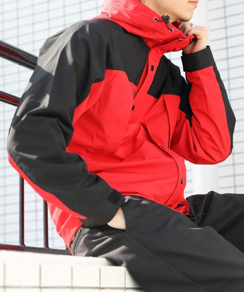 Beautiful Harmony（ビューティフルハーモニー）の「切替 マウンテンパーカー マンパー（マウンテンパーカー・メンズ・ブラック/ベージュ/レッド/カーキ・LARGE）」の4枚目の写真