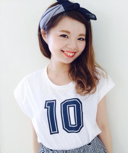 Kastane(カスタネ)の「【Kastane】10プリントTee(Tシャツ/カットソー・レディース・ホワイト/カーキ/ネイビー/グレー・FREE)」の1枚目の写真