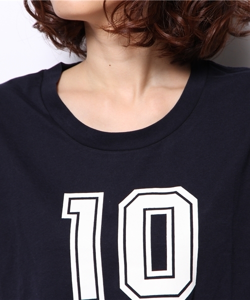 Kastane(カスタネ)の「【Kastane】10プリントTee(Tシャツ/カットソー・レディース・ホワイト/カーキ/ネイビー/グレー・FREE)」の12枚目の写真