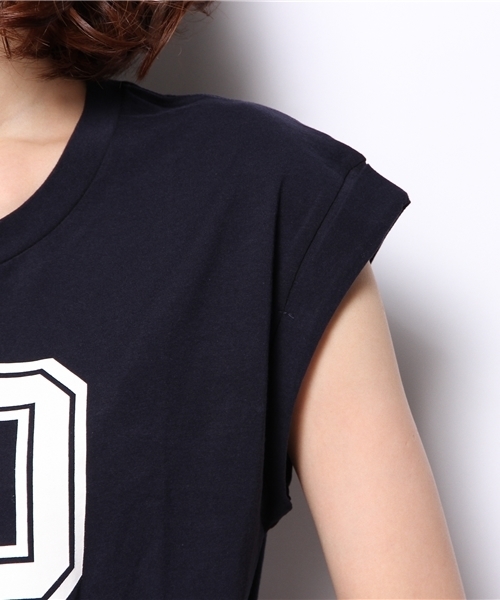 Kastane(カスタネ)の「【Kastane】10プリントTee(Tシャツ/カットソー・レディース・ホワイト/カーキ/ネイビー/グレー・FREE)」の11枚目の写真