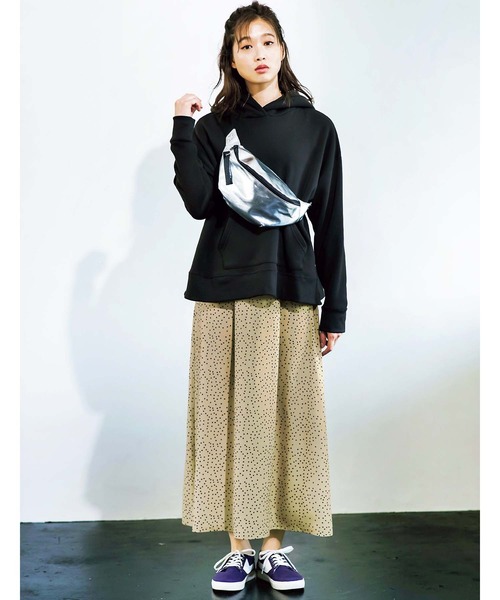 GeeRA(ジーラ)の「ソフトマーメイドプリントスカート(スカート・レディース・ブラック/ベージュ/レッド・MEDIUM/SMALL/X-LARGE/XX-LARGE/LARGE)」の6枚目の写真