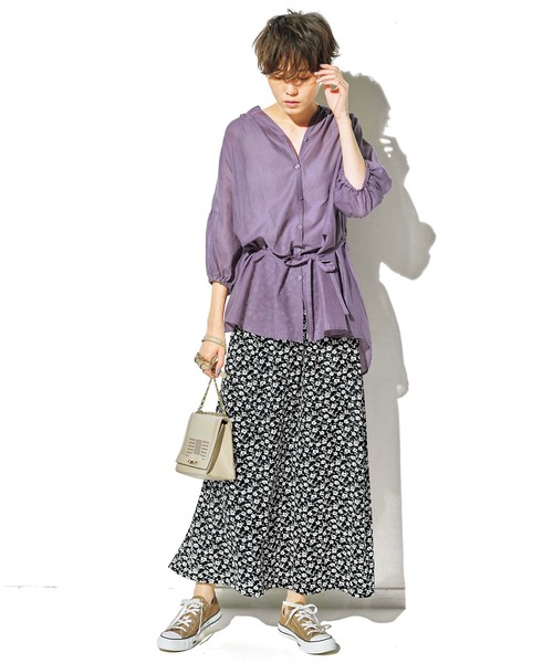 GeeRA(ジーラ)の「ソフトマーメイドプリントスカート(スカート・レディース・ブラック/ベージュ/レッド・MEDIUM/SMALL/X-LARGE/XX-LARGE/LARGE)」の17枚目の写真