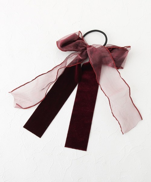 rrkch2015様 専用 オーガンジーリボンヘアゴム オーガンジー - ヘア