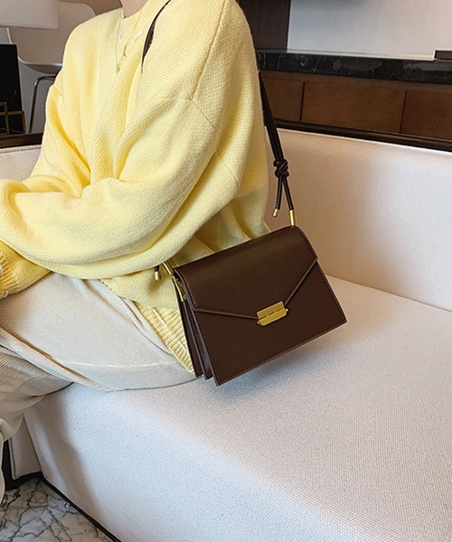 TABI PAL(タビパル)の「フェイクレザー ショルダーバッグ(ショルダーバッグ・レディース・ブラック/ブラウン/ブラック系その他/ブラウン系その他/キャメル/ブラック系その他2/ブラウン系その他2・FREE)」の7枚目の写真