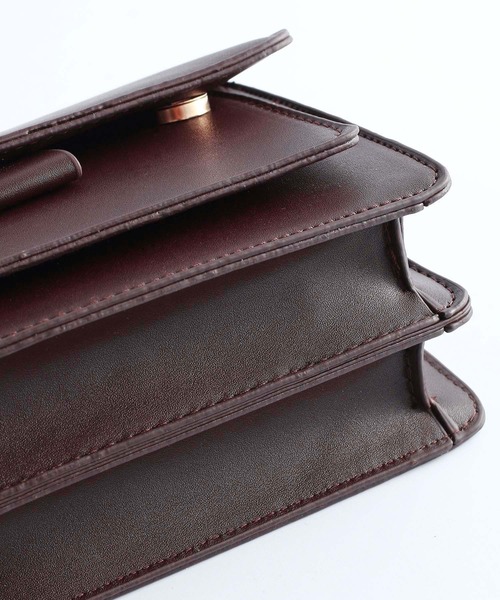 TABI PAL(タビパル)の「フェイクレザー ショルダーバッグ(ショルダーバッグ・レディース・ブラック/ブラウン/ブラック系その他/ブラウン系その他/キャメル/ブラック系その他2/ブラウン系その他2・FREE)」の9枚目の写真