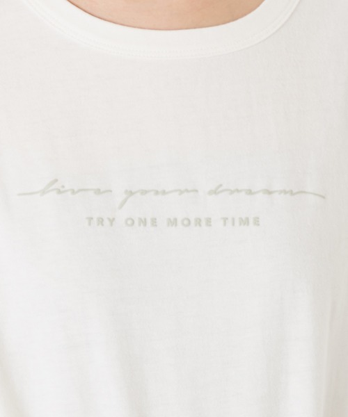 natural couture(ナチュラルクチュール)の「ロゴロンT(Tシャツ/カットソー・レディース・モカ/ミント/シルバー/ゴールド・FREE)」の12枚目の写真